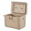 Portable Cooler, 16.5 QT Hard Cooler with Ice Retention, Heavy-Duty Handles and Cup Holder, Lightweight Rigid Material Insulated Portable Cooler