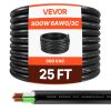 25 FT 6AWG Portable Power Cable (3 Conductor), Heavy Duty 600V SOOW Electrical Power Cable, Industrial Grade Electric Wire, Premium CPE Rubber Jacket