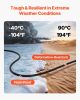 100 FT 10AWG Portable Power Cable (4 Conductor), Heavy Duty 600V SOOW Electrical Power Cable, Industrial Grade Electric Wire