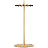 Fishing Rod Holders for 16 Fishing Poles, Wood Round Fishing Rods Rack for Garage Organization and Storage, Floor Stand Space-Saving Equipment