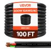 100 FT 10AWG Portable Power Cable (4 Conductor), Heavy Duty 600V SOOW Electrical Power Cable, Industrial Grade Electric Wire