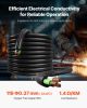 25 FT 6AWG Portable Power Cable (3 Conductor), Heavy Duty 600V SOOW Electrical Power Cable, Industrial Grade Electric Wire, Premium CPE Rubber Jacket