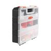 3-Pack Small Parts Organizer, 21 Compartments Tools Organizer Box with Removable Dividers